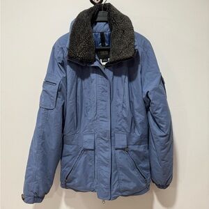 NILS Ski Sky Blue Jacket with Charcoal Details